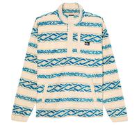 Quiksilver - No Destination Half Snap - Fleecepullover, Gr. S, beige (QuikLifeStripePeyote)