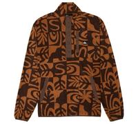 Quiksilver - No Destination Half Snap - Fleecepullover, Gr. XL, braun (ChocolateBrown/DesertChecker)