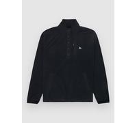 Quiksilver Fleecepullover No Destination Half Snap Schwarz Herren Gr. XL