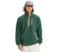 Quiksilver - No Destination Half Snap - Fleecepullover, Gr. M, grün (TrekkingGreen)
