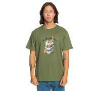 Quiksilver One Last Surf - T-Shirt for Men - T-Shirt - Männer - Grün.
