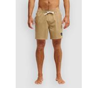Boardshorts QUIKSILVER "Original Arch Volley 17", Herren, Gr. L, beige (kelp), Obermaterial: 92% Polyester, 8% Elasthan., Hosen (18310352-L) kelp