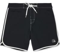 Boardshorts QUIKSILVER "Original Scallop 18", Herren, Gr. 31SM, schwarz, Obermaterial: 92% Microfaser, 8% Elasthan;, Hosen (82686215-31) schwarz