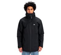 Langmantel QUIKSILVER "OVERCAST 3K PARKA", Herren, Gr. XL, schwarz, Obermaterial: 65% Baumwolle, 35% Nylon, Mäntel, aus Baumwolle und Nylon, sportlicher Stil, atmungsaktiv (30113825-XL) schwarz