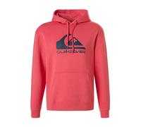 Quiksilver Pullover Herren Regular Fit Baumwolle rot Logo und Motiv, M