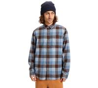 Quiksilver Pullover Motherfly Plaid LS Shirt Blau XS