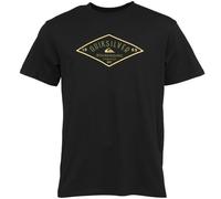 Quiksilver QS DIAMOND LOGO SS Baumwollshirt für Herren, schwarz, größe S
