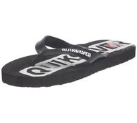 Quiksilver QUIK SIGN KMMSL273, Herren Sandalen/Zehentrenner, Schwarz (Blk/Wht/Blk Bwbs), EU 43 (UK 9) (US 10)
