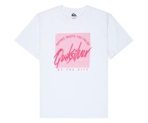 Quiksilver - Retro Mood S/S - T-Shirt, Gr. XL, weiß (White)