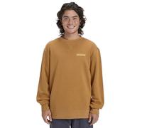 Quiksilver Salt Water Graphic Crew Fleece Pullover Braun M