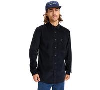 Quiksilver - Hemd aus Kordsamt - Smoke Trail Cord Shirt True Black für Herren aus Baumwolle - Größe M - schwarz schwarz M