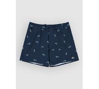 Quiksilver Stretch Printed Volley 16 Boardshorts dark navy spaced out Herren Gr. S