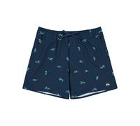 Quiksilver - Stretch Printed Volley 16 Dark Navy Spaced Out für Herren - Größe L - Navy blau Navy blau L
