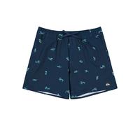 Quiksilver - Stretch Printed Volley 16 Dark Navy Spaced Out für Herren - Größe S - Navy blau Navy blau S