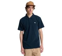 Poloshirt QUIKSILVER "Mw Pique", Herren, Gr. L, blau (schwarz navy), 100% Baumwolle, Kurzarm, Shirts (49005639-L) schwarz navy