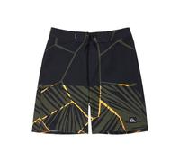 Quiksilver Badeshorts Surfsilk Straight 17" – 16 Jahre – Grape Leaf Natural Block