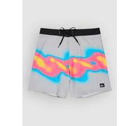 Boardshorts QUIKSILVER "Surfsilk Straight 18", Herren, Gr. 28(XS), micro chip thermo stripe, Obermaterial: 88% Polyester, 12% Elasthan;, Hosen (89285759-28) micro chip thermo stripe