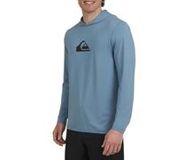 Quiksilver Swimwear Regular Fit UPF 50 Sonnenschutz-Hemd mit Kapuze, Schattenschutz, Blau, XXL für Herren, Blauer Schatten, XXL