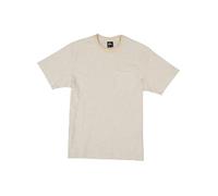 Quiksilver T-Shirt Herren Regular Fit Kurzarm Rundhals Baumwolle beige, S