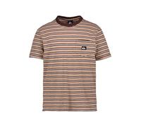 Quiksilver T-Shirt Herren Regular Fit Kurzarm Rundhals Baumwolle braun, M