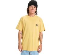 T-Shirt QUIKSILVER "Ev Mini Logo", Herren, Gr. M, gelb (rattan), Obermaterial: 70% Walkfrottier, 30% Walkfrottier;, Shirts T-Shirt (55566311-M) rattan