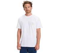 Quiksilver T-Shirt mit kurzen Ärmeln, Light Waves SS, Weiß, Größe L