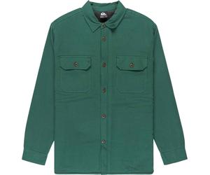 Quiksilver - Überhemd mit Fleece-Futter - Husson Sherpa Shirt Trekking Green für Herren aus Baumwolle - Größe M - Grün Grün M