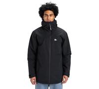 Langmantel QUIKSILVER "OVERCAST 3K PARKA", Herren, Gr. XXL, schwarz, Obermaterial: 65% Baumwolle, 35% Nylon, Mäntel (30113825-XXL) schwarz