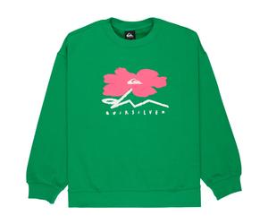 Quiksilver - Women's Standard Crew - Pullover, Gr. XS, grün (Leprechaun)