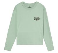Quiksilver - Women's Standard L/S Tee - Longsleeve, Gr. L, grün (IcebergGreen)