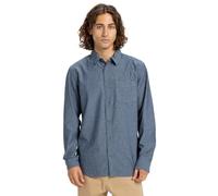 Langarmhemd QUIKSILVER "Yosemite Chambrayls", Herren, Gr. M, US-Größen, schwarz navy, Obermaterial: 100% Baumwolle;, Hemden (83458112-M) schwarz navy