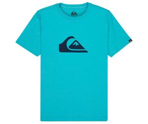 Quiksilver - Youth's EV Comp Logo S/S - T-Shirt, Gr. 152 12, türkis (Aqua)