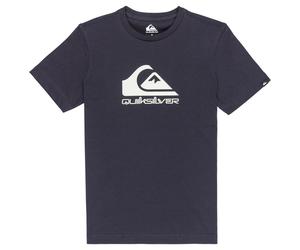 Quiksilver - Youth's EV Comp Logo S/S - T-Shirt, Gr. 170 14, blau/grau (DarkNavy)