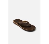 Quiksilver - Zehensandalen CARVER NUBUCK 26 - Braun - Größe 40