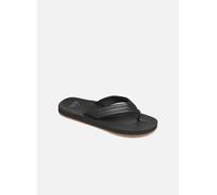 Quiksilver - Zehensandalen Carver Nubuck - schwarz - Größe 39
