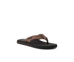 Quiksilver Zehensandalen Herren Textil grün, 43 (9)