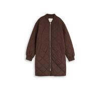 quilted bomber collar coat XL