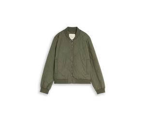 quilted bomber collar jacket L