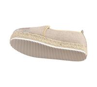 QUINTRA Damen Espadrille Plateau Sportschuhe Geflochtenes Spleißen Dicke Sohle lässig Wandern Outdoor Walking Athletic Turnschuhe (Beige, 42)