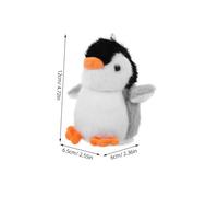 QUMIIRITY 2 Stück Kuscheliger Pinguin Schlüsselanhänger Plüschanhänger Tragbar Robust Tasche Charm Für Geburtstag Weihnachten