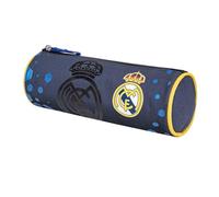 Quo Vadis - Federmäppchen - rund - Real Madrid - Mehrfarbig - 23 x 8 x 8 cm - Leinwand (Polyester) - 1 Fach