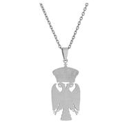QUXVUIS Halskette mit Adler Umriss Anhänger im vielseitigen Stil für jeden Anlass. Geschenkidee. Halsketten mit Adler Anhänger. Einzigartig, Silber