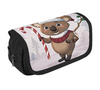 QWJKM Federmäppchen für Männer und Frauen, interessantes Wombats-Federmäppchen, personalisierter Stifthalter, großes Fassungsvermögen, ästhetische Stifttasche, niedlicher Schreibtisch-Organizer für