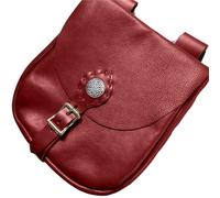 QWWQYDY Gürteltasche Herren Mittelalterliche Gürteltasche mit Kordelzug, Renaissance-Geldbörse, Münzgeldbörse, PU-Leder, Vintage, Wikinger, Ritter, Pirat, Cosplay, Schnür-Gürteltasche(Color-03)