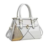 QWWQYDY Handtasche Damen Lackleder Handtaschen Damen Exquisite Schulter Crossbody Taschen(Color 6)