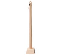 Qxdgoal Schuhlöffel Lang Holz Schuhanzieher Aus Buchenholz Im Japanischen Stil, Langlebiger Schuhlöffel Aus Schwarzem Walnussholz, Schuhhelfer Mit Stabilem Standfuß, Verschiedene Größen