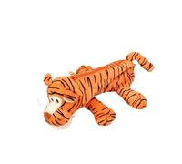 Qxiao Federmäppchen Cartoon Tier Löwe Tiger Krokodil Nilpferd Federmäppchen 3D Plüsch Federmäppchen mit Reißverschluss Kreativer Organizer für Zuhause Büro, tiger, one size, Kompakt