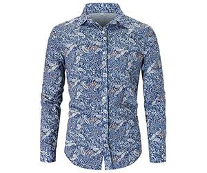 QZH.DUAO Men's Casual Slim Fit Turtleneck Pullover Sweaters with Twist Patterned & Long Sleeve T-Shirt