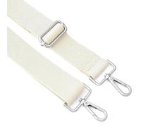 QZKJQDD 2 Stück Taschengurt Beige 2,5cm Breit, Tragegurt Tasche für Damen und Herren, Einstellbare Länge 75-135 cm Schultergurt für Taschen, Geeignet für Taschen, Umhängetaschen, Handtaschen, usw