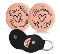 QZOSZ Klein Glücksbringer Prüfung, Mutmacher Geschenk, Eine Kleine Umarmung Bin Immer Bei Dir Gute Besserung Geschenke Aufmunterung Geschenke Frauen Beste Freundin Familie Patient